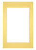 Passe Partout 40x60cm Carton Jaune Bord Droit De Face | Yourdecoration.fr