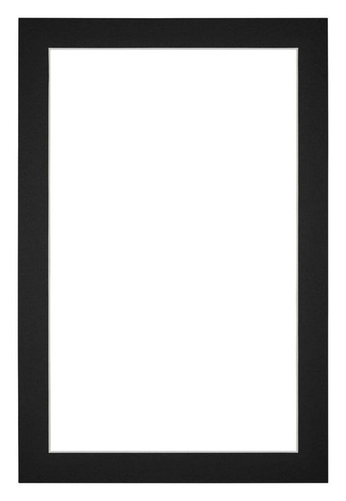 Passe Partout 40x60cm Carton Noir Bord 3cm Droit De Face | Yourdecoration.fr