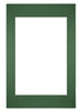 Passe Partout 40x60cm Carton Vert Foret Bord Droit De Face | Yourdecoration.fr