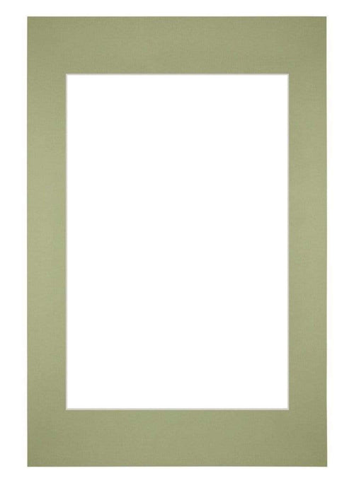 Passe Partout 40x60cm Carton Vert Menthe Bord Droit De Face | Yourdecoration.fr