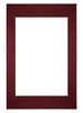 Passe Partout 40x60cm Carton Vin Rouge Bord Droit De Face | Yourdecoration.fr