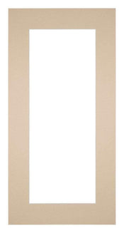 Passe Partout 40x70cm Carton Beige Bord 6cm Droit De Face | Yourdecoration.fr