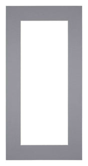 Passe Partout 40x70cm Carton Gris Bord 6cm Droit De Face | Yourdecoration.fr