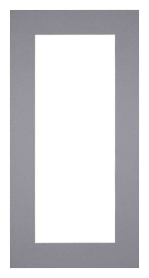 Passe Partout 40x70cm Carton Gris Bord 6cm Droit De Face | Yourdecoration.fr