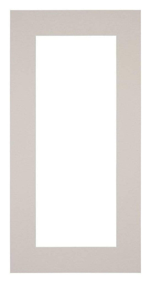 Passe Partout 40x70cm Carton Gris Graniet Bord 6cm Droit De Face | Yourdecoration.fr