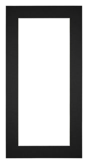 Passe Partout 40x70cm Carton Noir Bord 5cm Droit De Face | Yourdecoration.fr