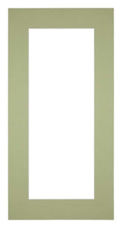 Passe Partout 40x70cm Carton Vert Menthe Bord 6cm Droit De Face | Yourdecoration.fr