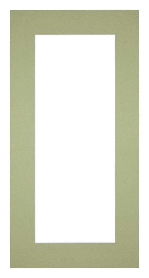 Passe Partout 40x70cm Carton Vert Menthe Bord 6cm Droit De Face | Yourdecoration.fr