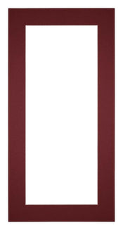 Passe Partout 40x70cm Carton Vin Rouge Bord 5cm Droit De Face | Yourdecoration.fr