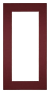 Passe Partout 40x70cm Carton Vin Rouge Bord 6cm Droit De Face | Yourdecoration.fr