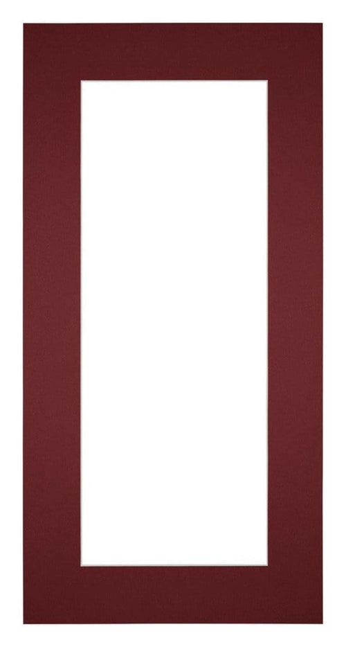 Passe Partout 40x70cm Carton Vin Rouge Bord 6cm Droit De Face | Yourdecoration.fr