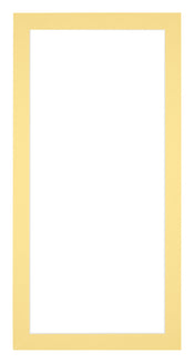 Passe Partout 40x80cm Carton Jaune Bord 3cm Droit De Face | Yourdecoration.fr