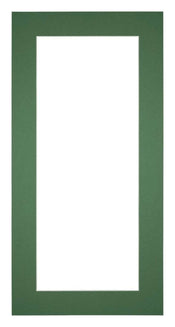 Passe Partout 40x80cm Carton Vert Foret Bord 5cm Droit De Face | Yourdecoration.fr