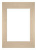 Passe Partout 42x59 4cm A2 A3 Carton Beige Bord Droit De Face | Yourdecoration.fr