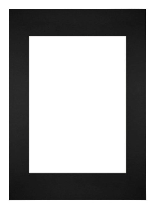 Passe Partout 42x59 4cm A2 A3 Carton Noir Bord Droit De Face | Yourdecoration.fr