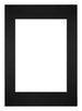 Passe Partout 42x59 4cm A2 A3 Carton Noir Bord Droit De Face | Yourdecoration.fr