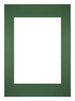 Passe Partout 42x59 4cm A2 A3 Carton Vert Foret Bord Droit De Face | Yourdecoration.fr