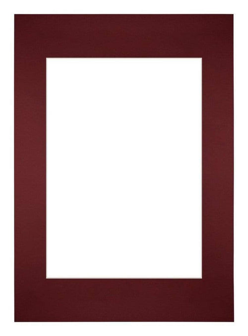 Passe Partout 42x59 4cm A2 A3 Carton Vin Rouge Bord Droit De Face | Yourdecoration.fr