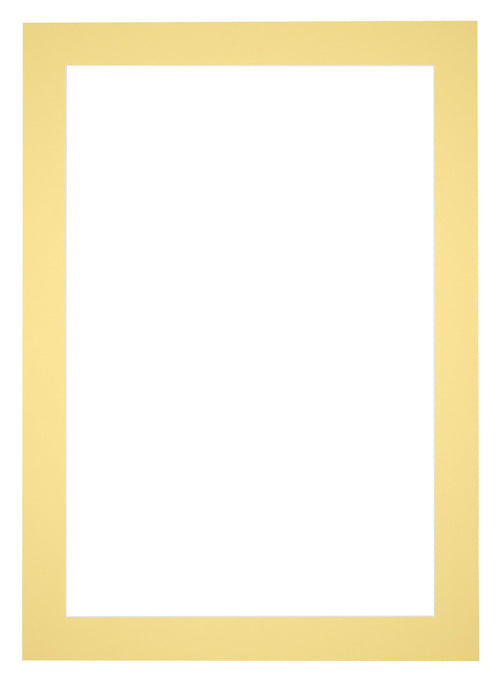 Passe Partout 42x60cm Carton Jaune Bord 5cm Droit De Face | Yourdecoration.fr