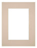 Passe Partout 45x60cm Carton Beige Bord 6cm Droit De Face | Yourdecoration.fr