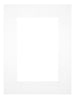 Passe Partout 45x60cm Carton Blanc Bord 6cm Droit De Face | Yourdecoration.fr