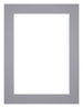 Passe Partout 45x60cm Carton Gris Bord 4cm Droit De Face | Yourdecoration.fr