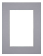 Passe Partout 45x60cm Carton Gris Bord 6cm Droit De Face | Yourdecoration.fr