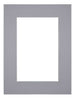 Passe Partout 45x60cm Carton Gris Bord 6cm Droit De Face | Yourdecoration.fr