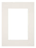 Passe Partout 45x60cm Carton Gris Clair Bord 6cm Droit De Face | Yourdecoration.fr