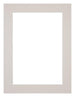 Passe Partout 45x60cm Carton Gris Graniet Bord 4cm Droit De Face | Yourdecoration.fr