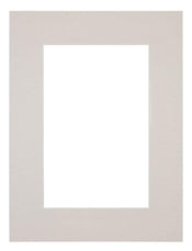 Passe Partout 45x60cm Carton Gris Graniet Bord 6cm Droit De Face | Yourdecoration.fr