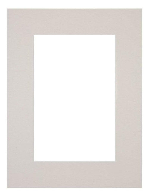 Passe Partout 45x60cm Carton Gris Graniet Bord 6cm Droit De Face | Yourdecoration.fr