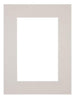 Passe Partout 45x60cm Carton Gris Graniet Bord 6cm Droit De Face | Yourdecoration.fr