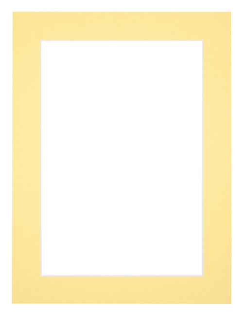 Passe Partout 45x60cm Carton Jaune Bord 4cm Droit De Face | Yourdecoration.fr