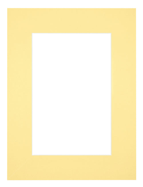 Passe Partout 45x60cm Carton Jaune Bord 6cm Droit De Face | Yourdecoration.fr