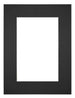 Passe Partout 45x60cm Carton Noir Bord 6cm Droit De Face | Yourdecoration.fr