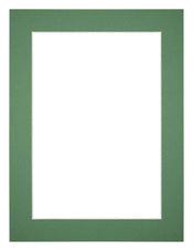 Passe Partout 45x60cm Carton Vert Foret Bord 4cm Droit De Face | Yourdecoration.fr