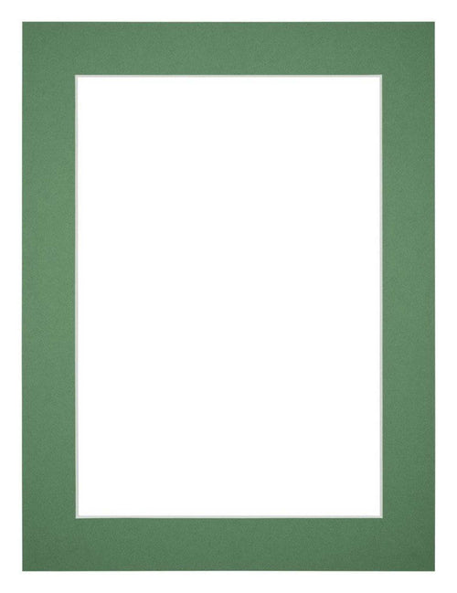 Passe Partout 45x60cm Carton Vert Foret Bord 4cm Droit De Face | Yourdecoration.fr