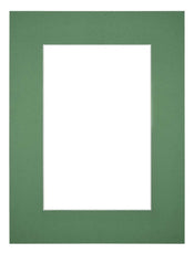 Passe Partout 45x60cm Carton Vert Foret Bord 6cm Droit De Face | Yourdecoration.fr