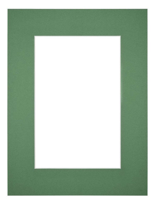 Passe Partout 45x60cm Carton Vert Foret Bord 6cm Droit De Face | Yourdecoration.fr