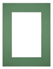 Passe Partout 45x60cm Carton Vert Foret Bord 6cm Droit De Face | Yourdecoration.fr