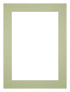 Passe Partout 45x60cm Carton Vert Menthe Bord 4cm Droit De Face | Yourdecoration.fr