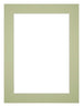 Passe Partout 45x60cm Carton Vert Menthe Bord 4cm Droit De Face | Yourdecoration.fr