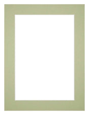 Passe Partout 45x60cm Carton Vert Menthe Bord 4cm Droit De Face | Yourdecoration.fr