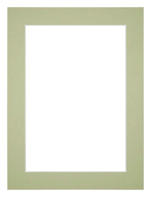 Passe Partout 45x60cm Carton Vert Menthe Bord 4cm Droit De Face | Yourdecoration.fr