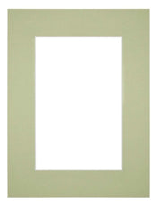 Passe Partout 45x60cm Carton Vert Menthe Bord 6cm Droit De Face | Yourdecoration.fr