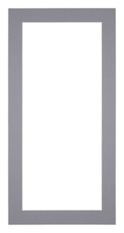 Passe Partout 45x80cm Carton Gris Bord 4cm Droit De Face | Yourdecoration.fr