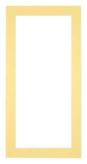 Passe Partout 45x80cm Carton Jaune Bord 4cm Droit De Face | Yourdecoration.fr