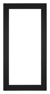 Passe Partout 45x80cm Carton Noir Bord 4cm Droit De Face | Yourdecoration.fr