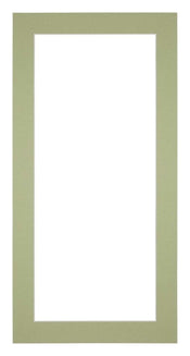 Passe Partout 45x80cm Carton Vert Menthe Bord 4cm Droit De Face | Yourdecoration.fr